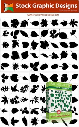 Leaves Silhouette Vector Free