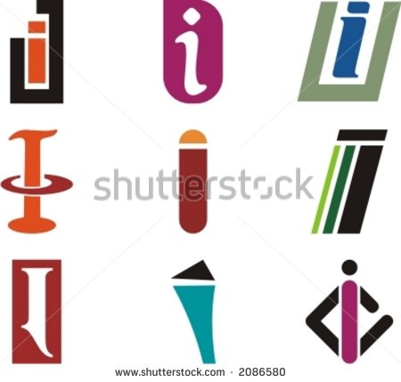 Letter I Logo Design