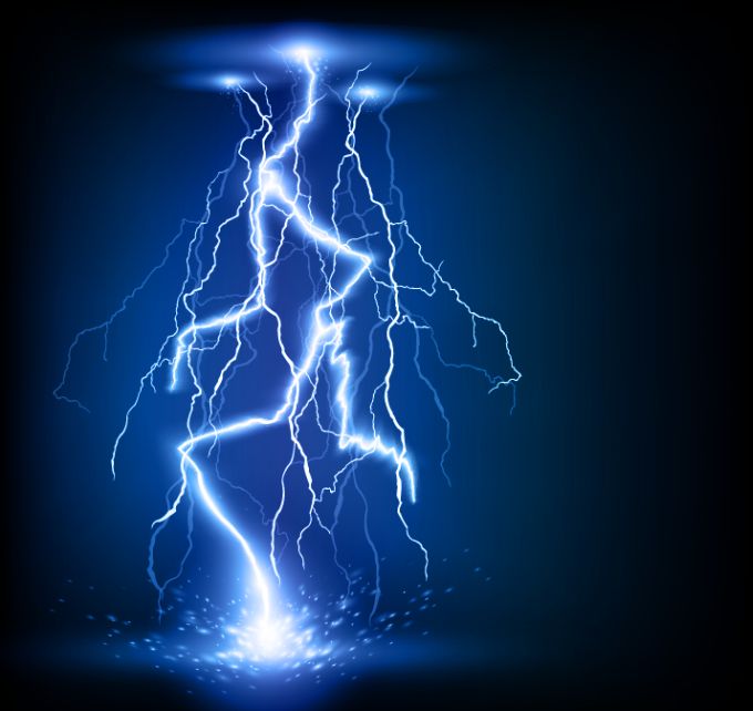 Lightning Strike Vector Lightning Strike Vector