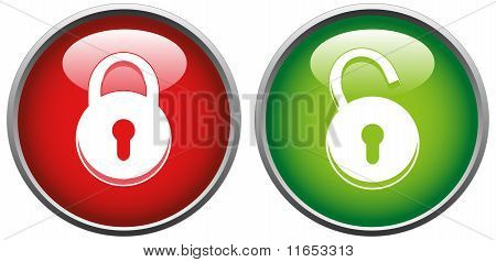 Lock and Unlock Icon