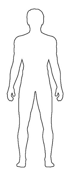 Male Costume Design Body Templates