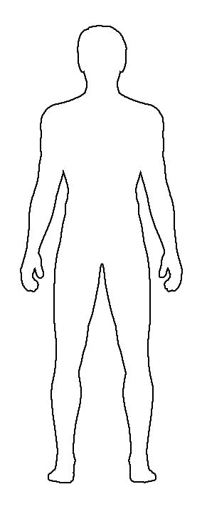 Male Costume Design Body Templates