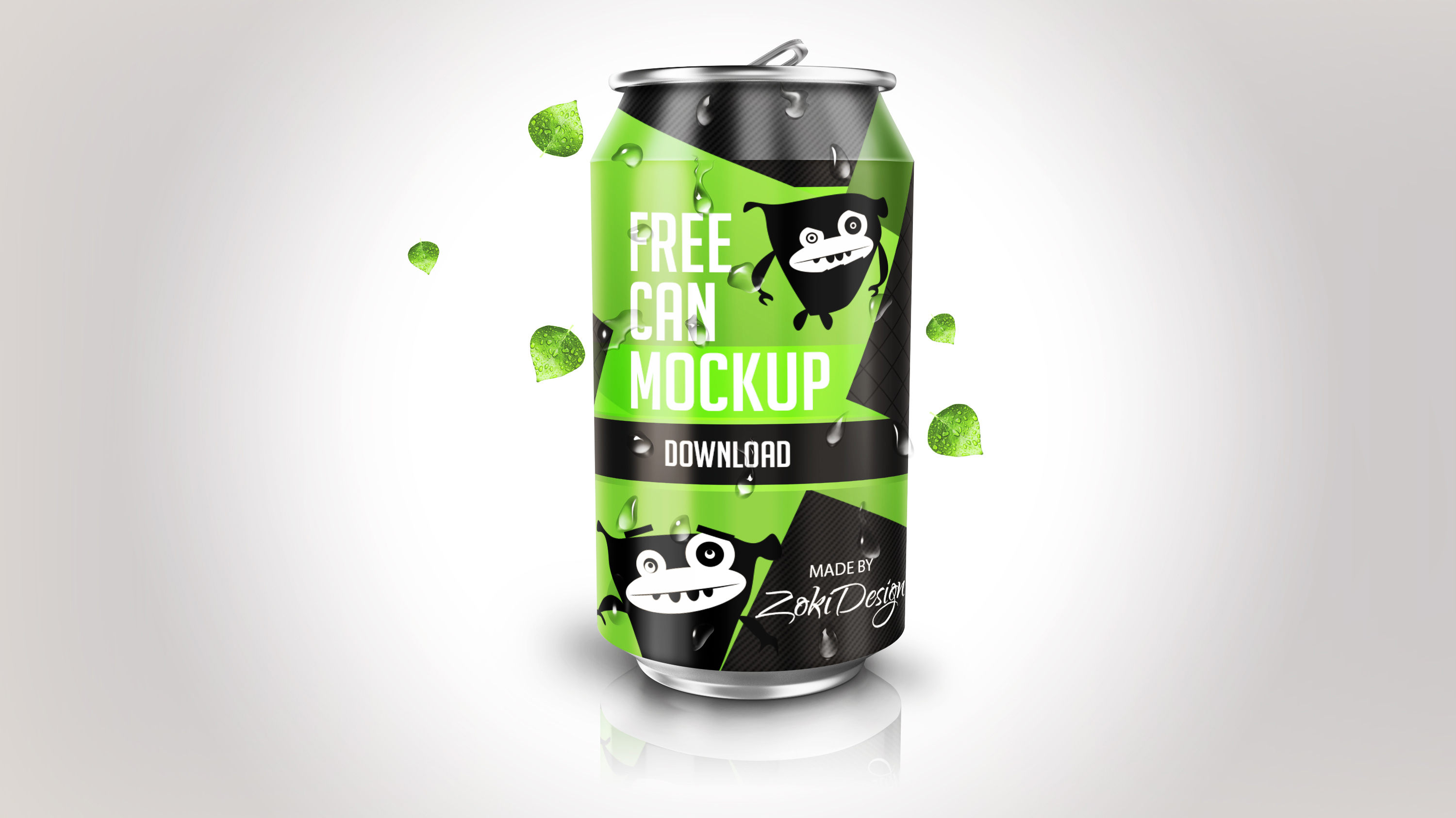 Mock Up Soda Can