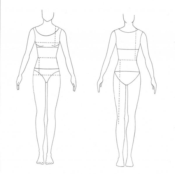 Model Sketches for Fashion Design Templates Model Sketches for Fashion Design Templates