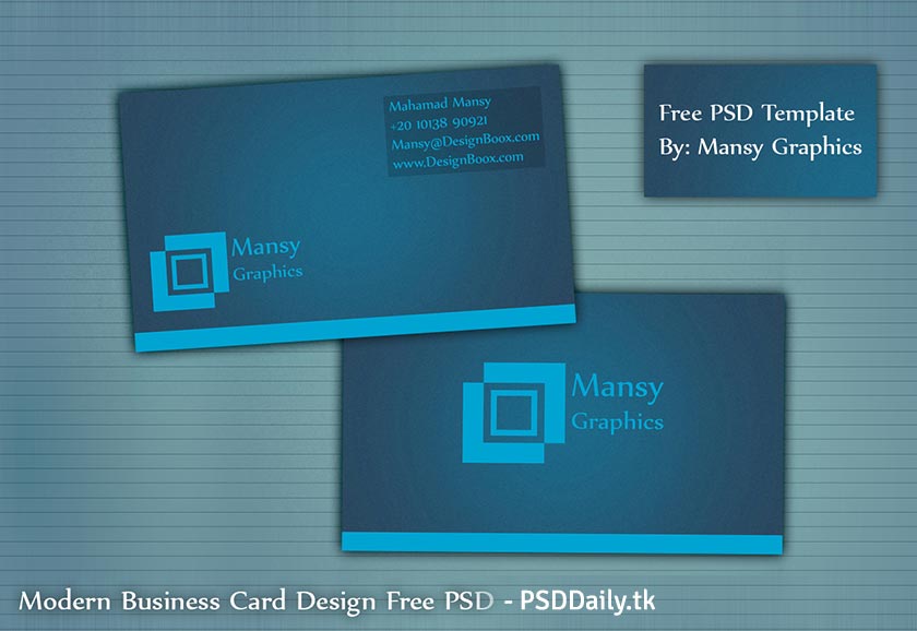 Modern Graphic Design Business Card Modern Graphic Design Business Card