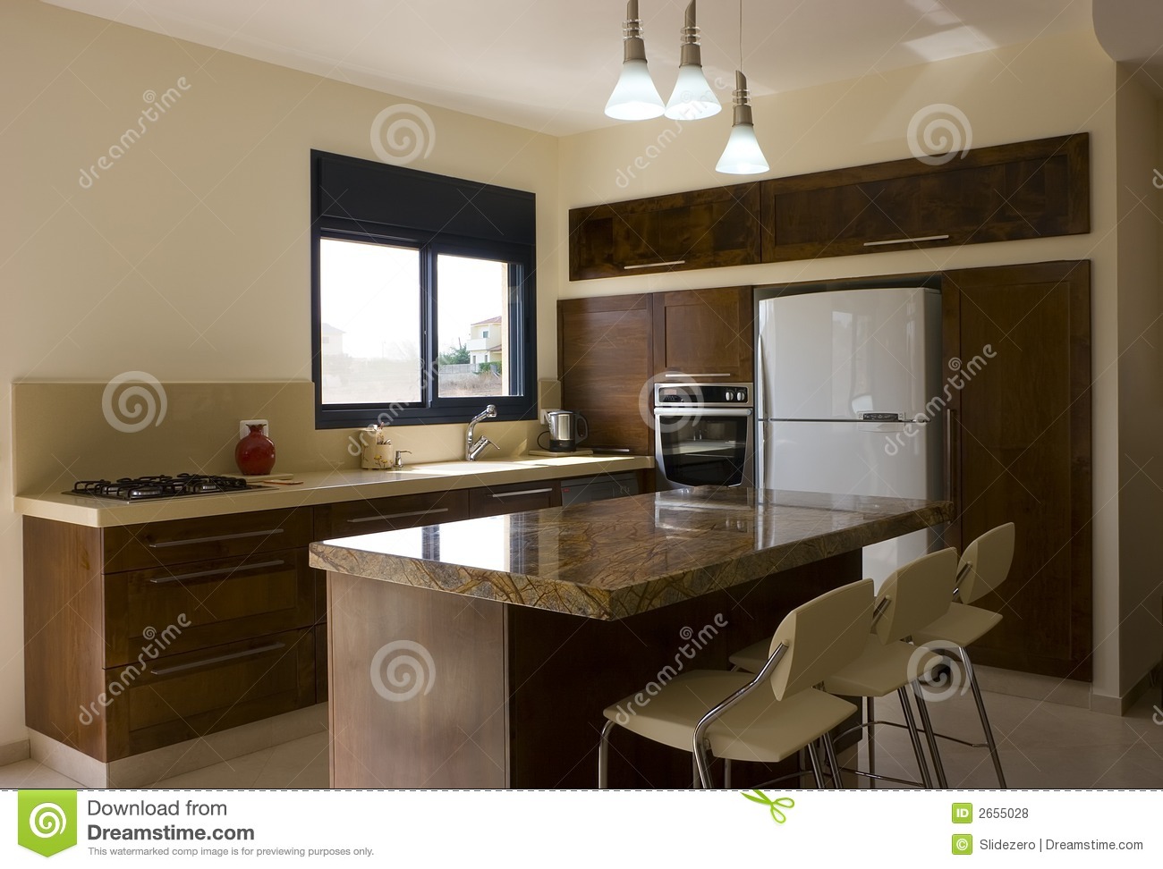 Modern Kitchen Dark Wood