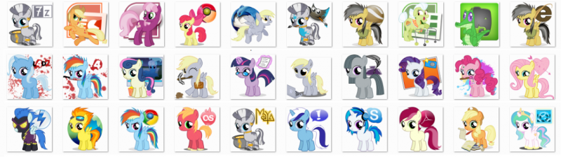 My Little Pony Icons