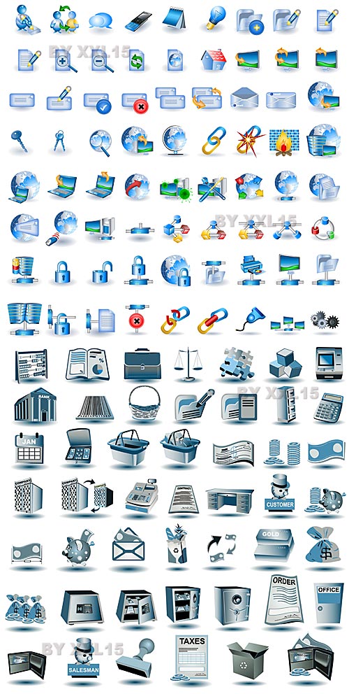 Network Icons Vector Free