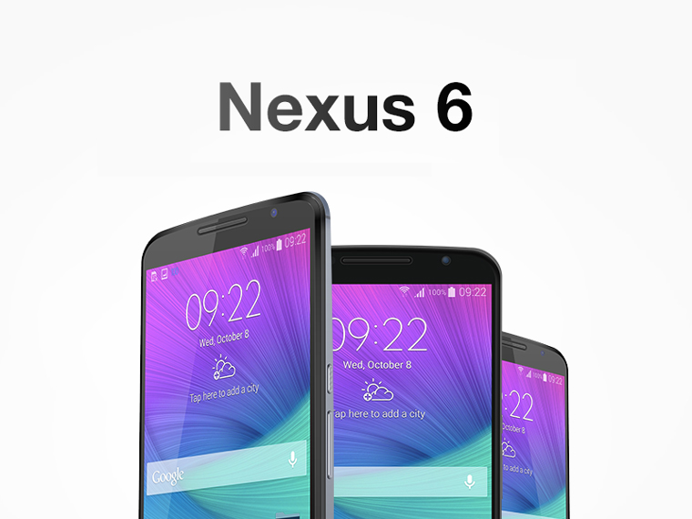 Nexus 6 Mockup