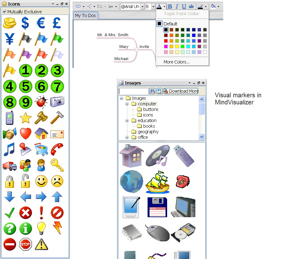 Outlook Task Management Icons