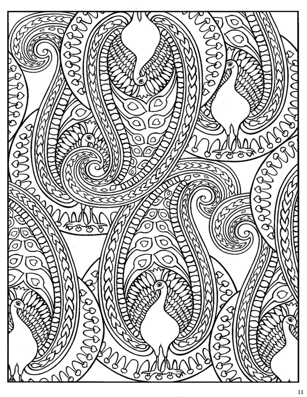 Paisley Design Coloring Books