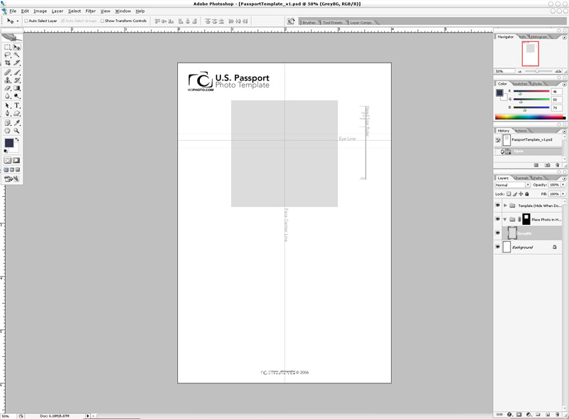 Passport Template Photoshop Passport Template Photoshop