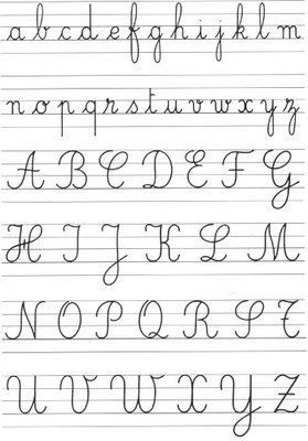 Perfect Cursive Handwriting