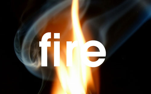 Photoshop Text On Fire