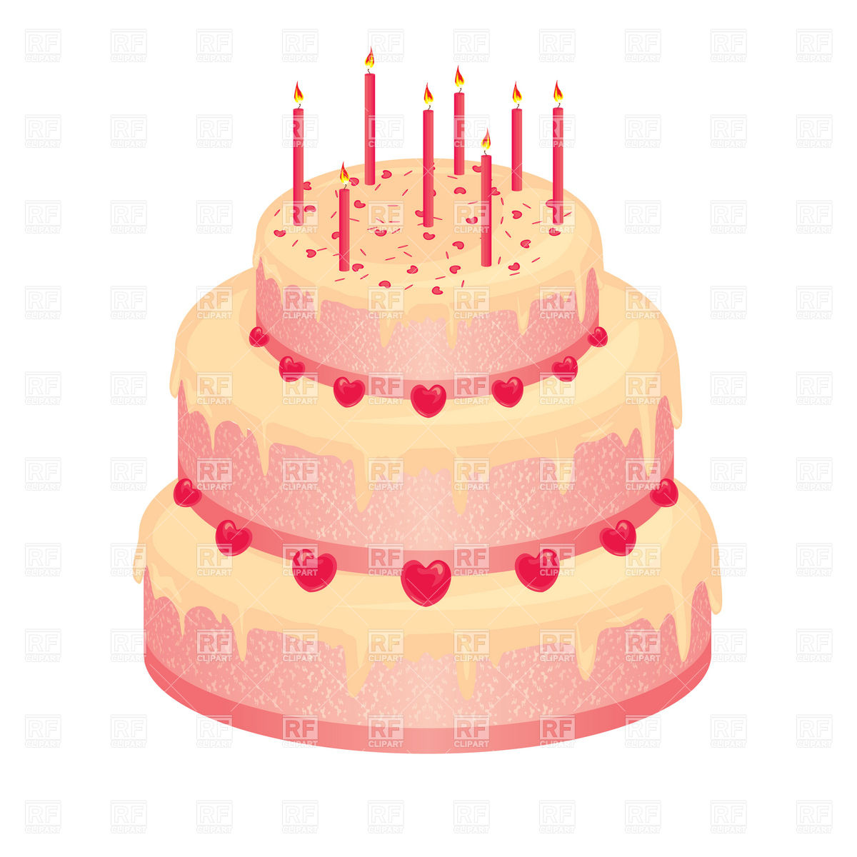 Pink Birthday Cake Clip Art Free Pink Birthday Cake Clip Art Free