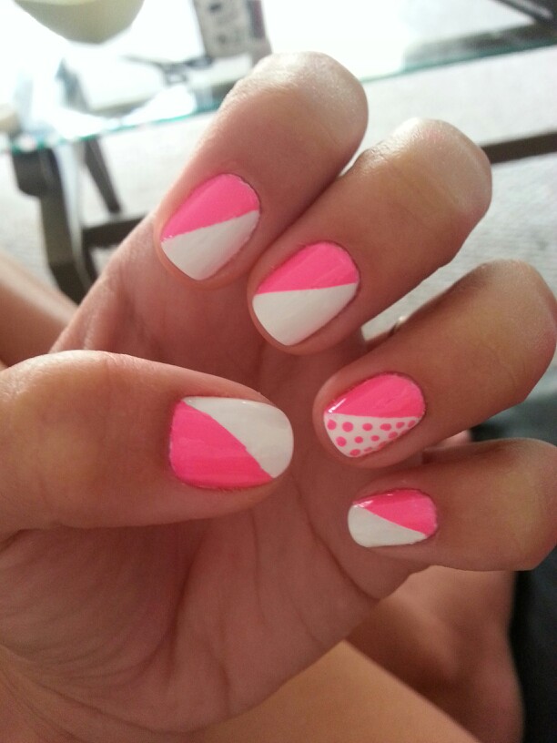 Pink Summer Nails