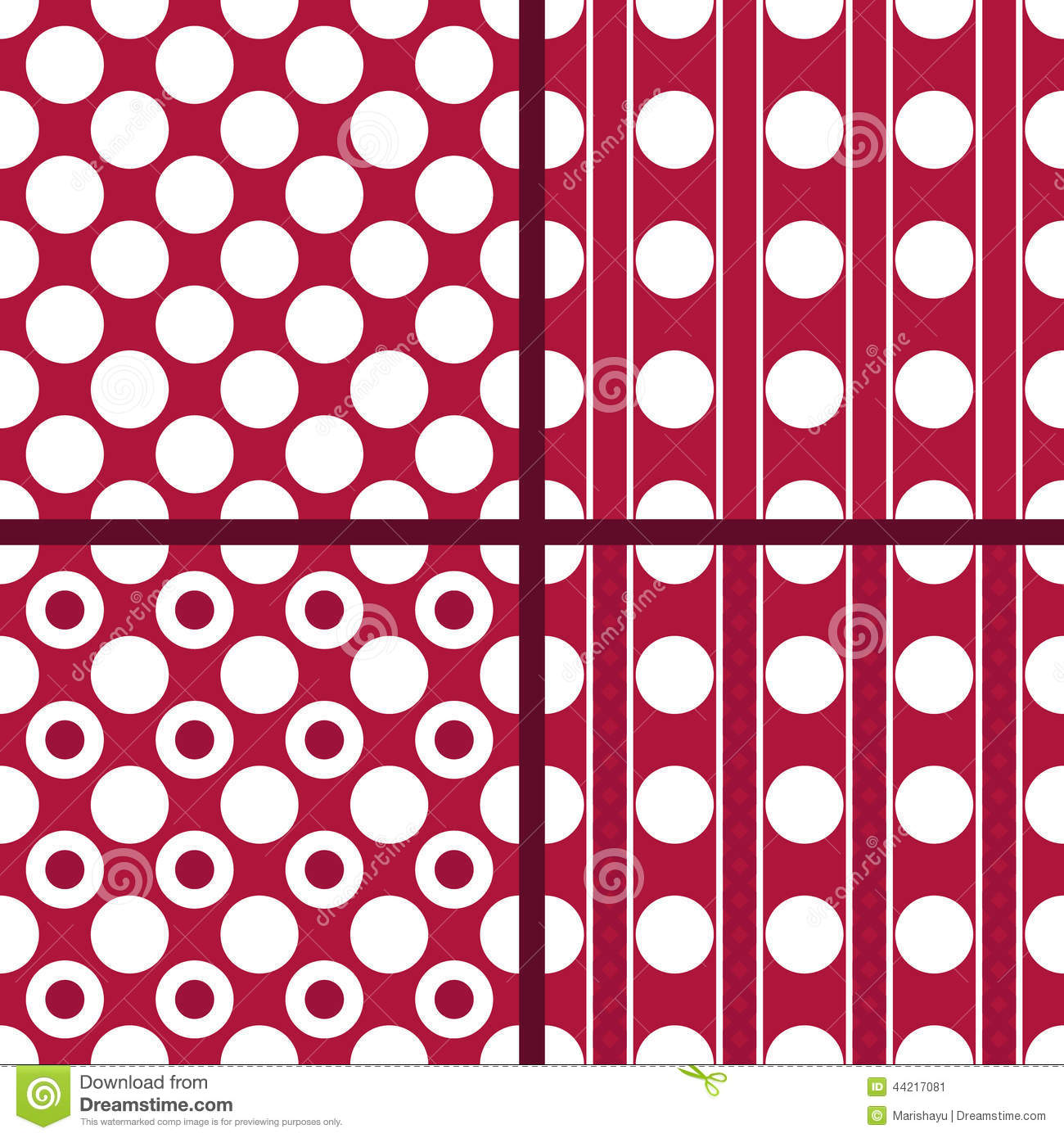 Polka Dot Pattern Vector