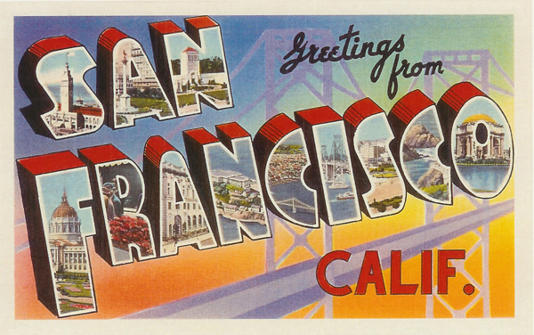 Postcard Greetings From San Francisco