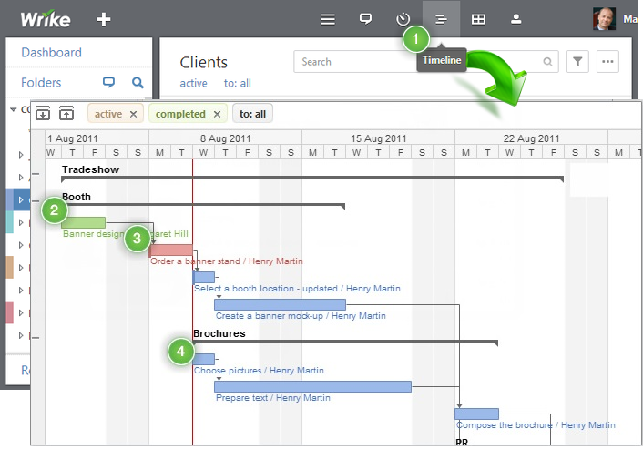 Project Timeline Gantt Chart