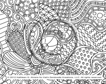 Psychedelic Coloring Pages for Adults