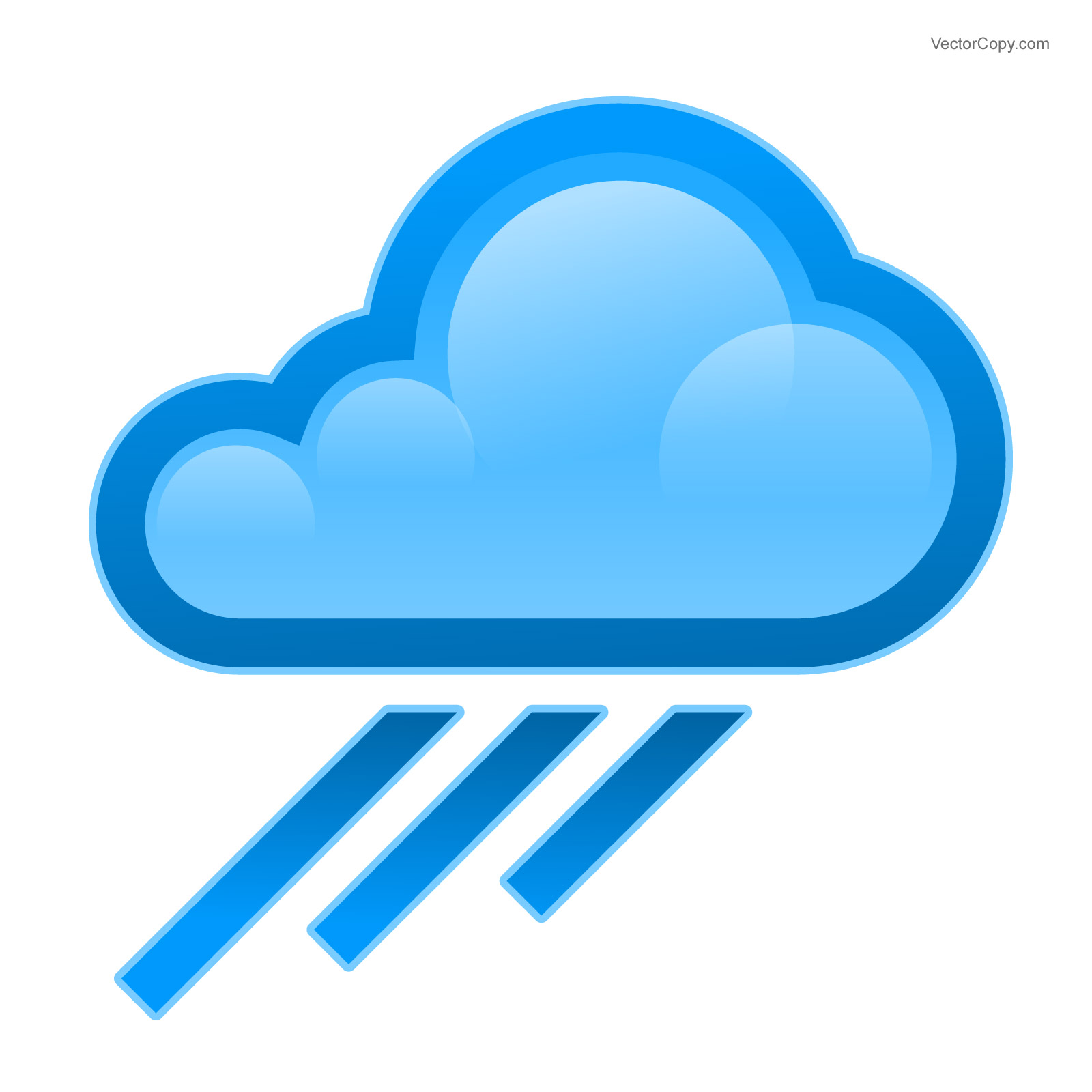 Rainy Cloud Icon