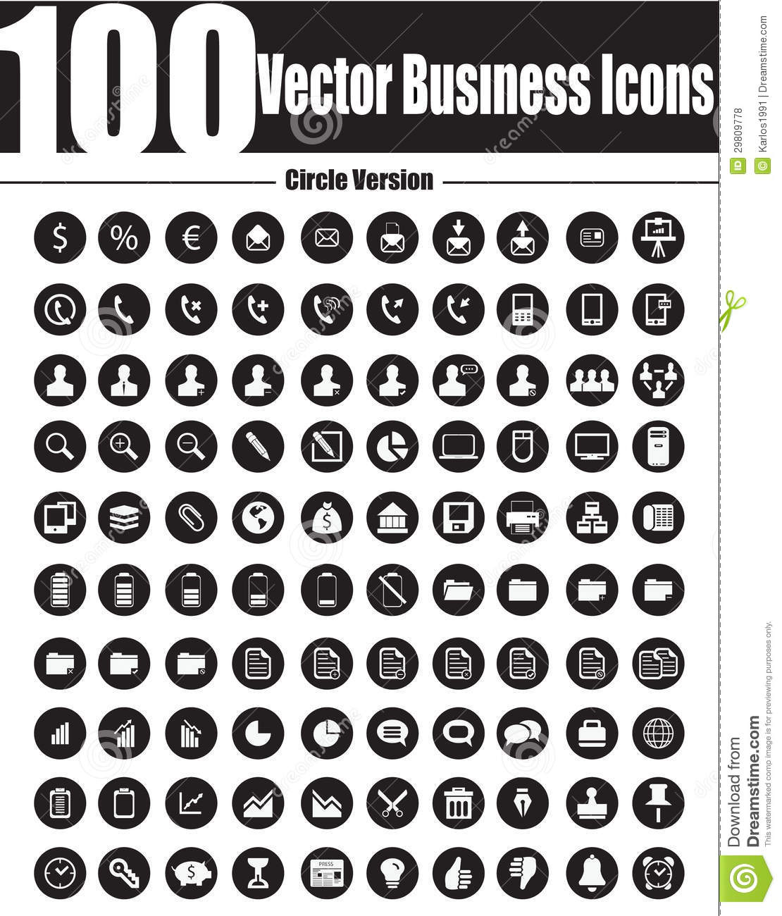 Resume Vector Icons