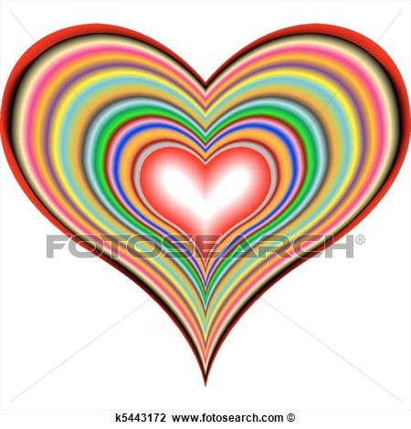 Retro Heart Clip Art