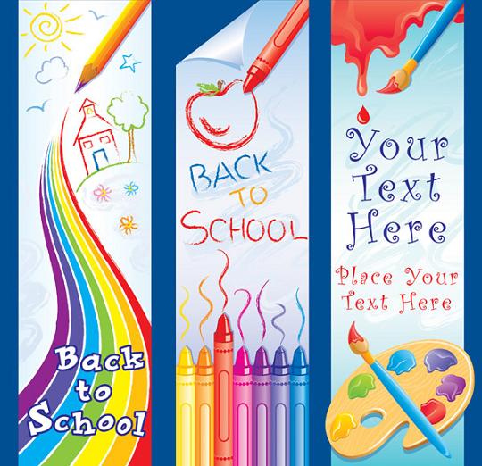 School Banner Vector School Banner Vector