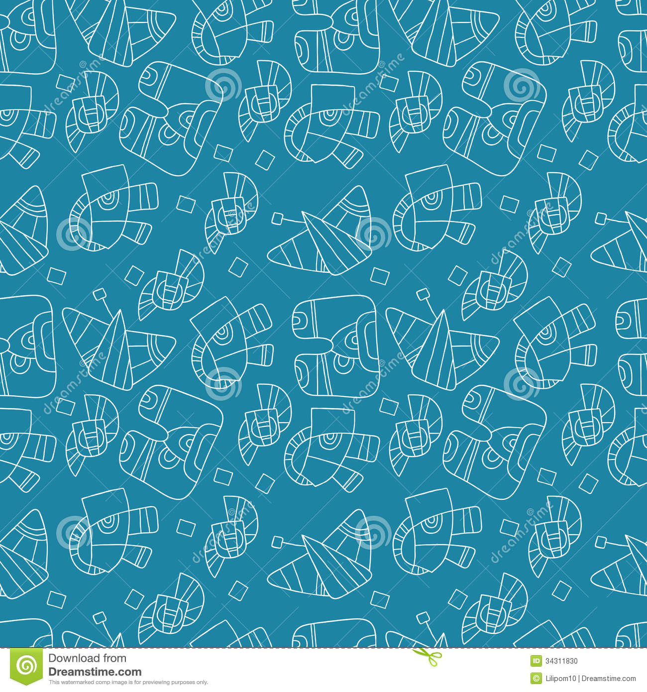 Seamless Backgrounds for Website Blue Patterns