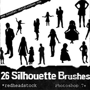 Silhouette Photoshop Brushes Free