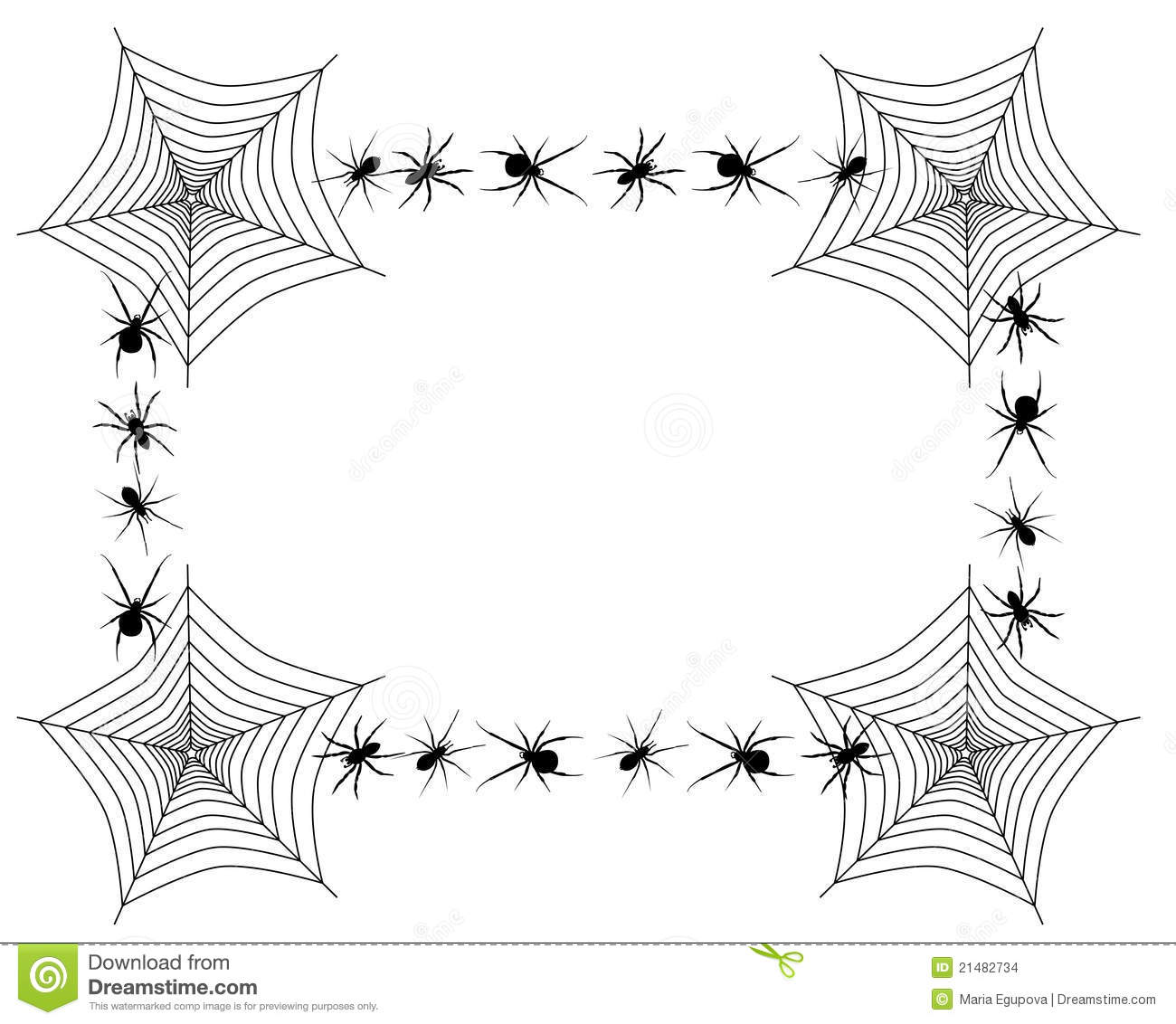 Spider Web Border