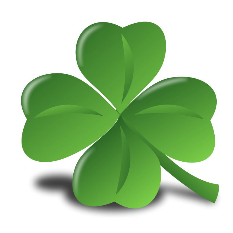 St. Patrick's Day Clover Clip Art