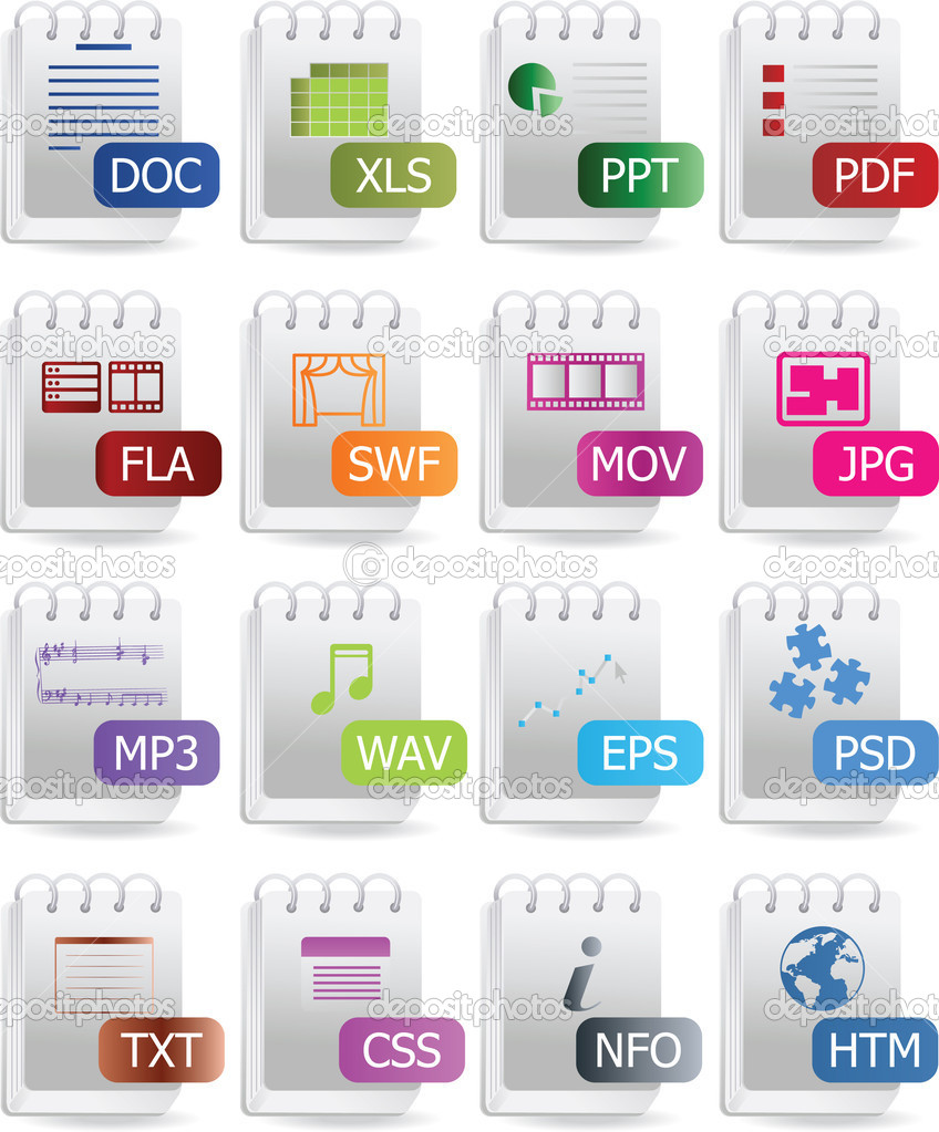 Standard File Type Icons