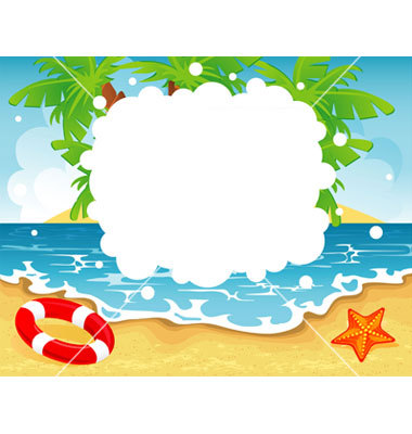 Summer Beach Border