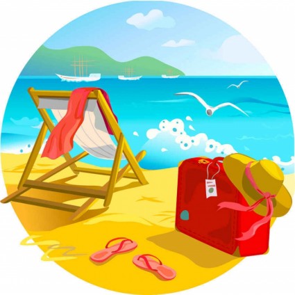 Summer Beach Scenes Clip Art Free Summer Beach Scenes Clip Art Free