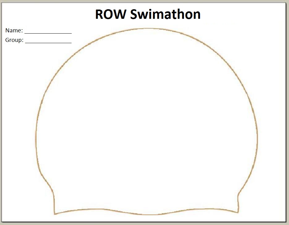 Swim Cap Template Swim Cap Template