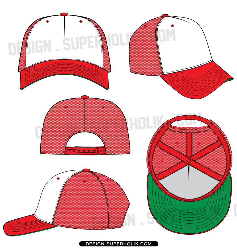 Trucker Hat Template