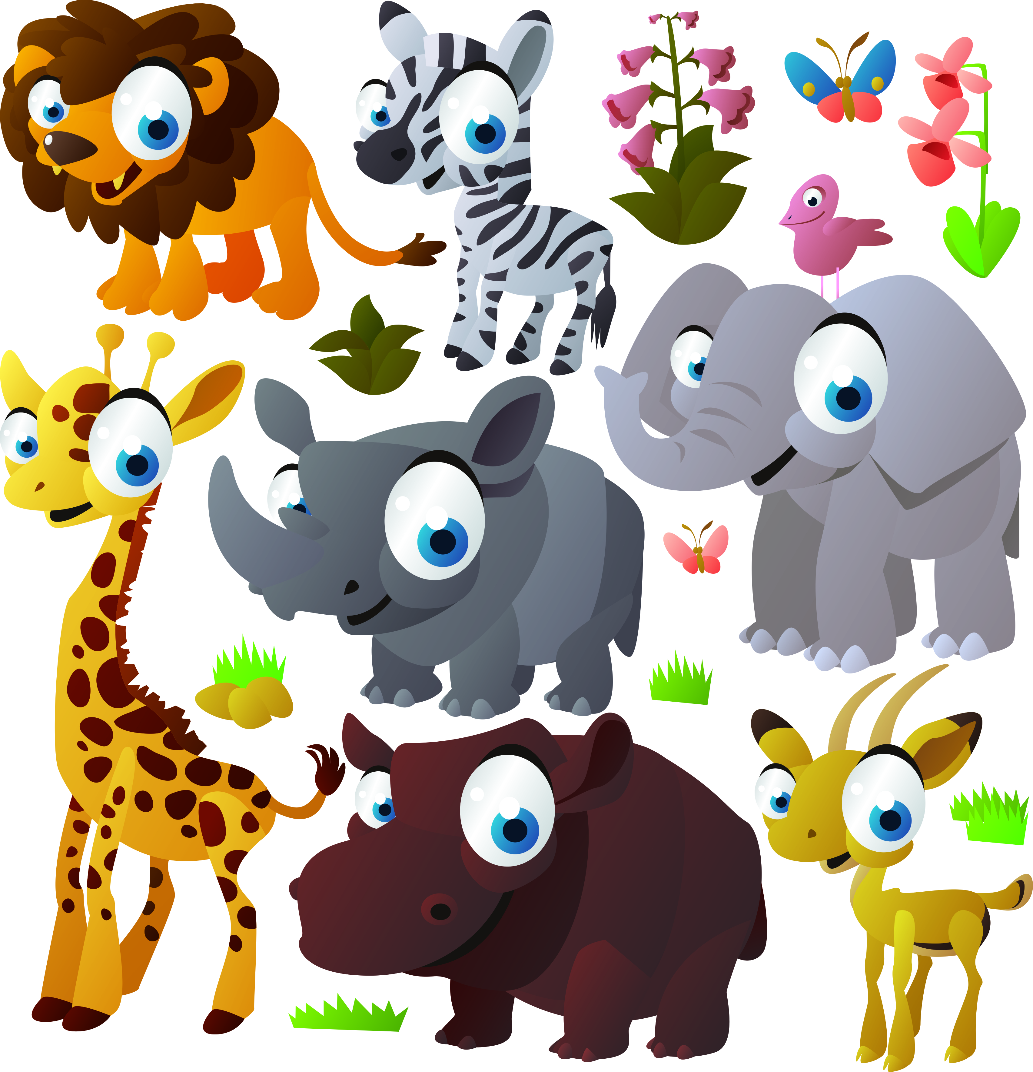 Vector Cartoon Animals