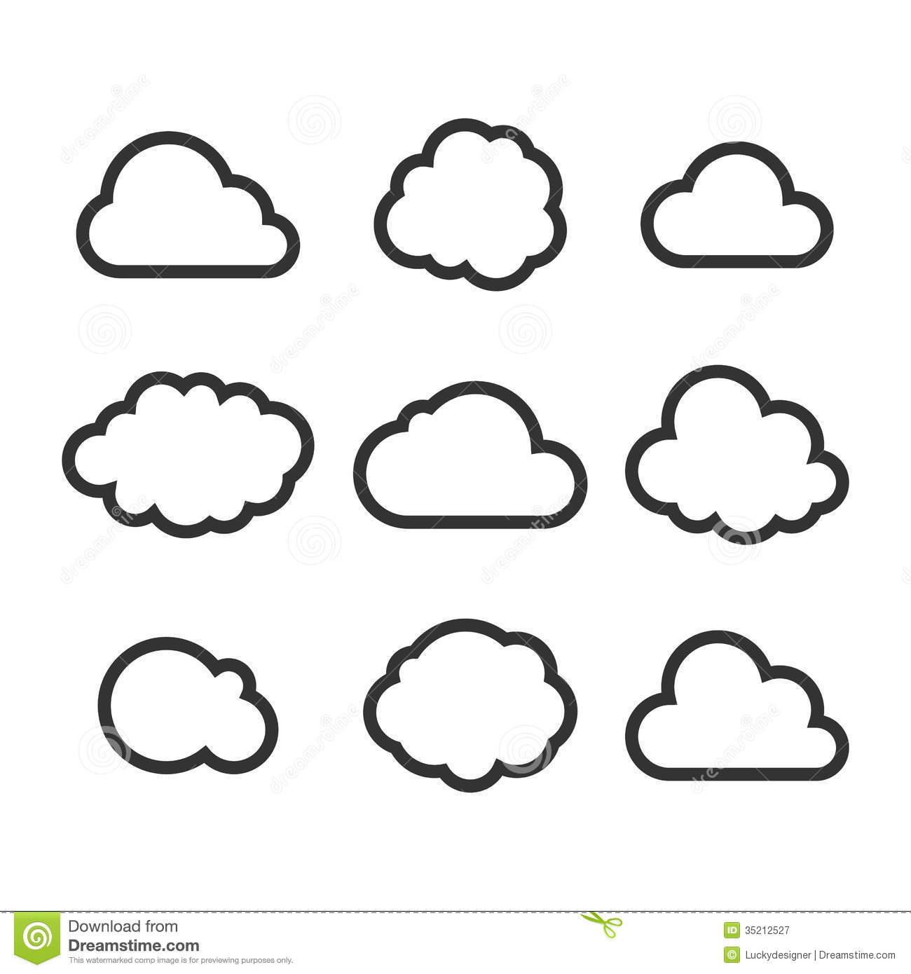 Vector Cloud Icon Transparent