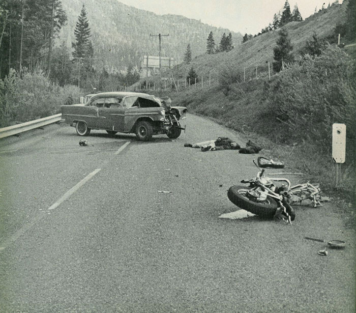 Vintage Car Wrecks Dead People In