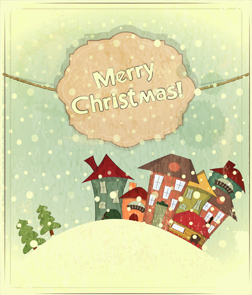 Vintage Christmas Card Graphics Free