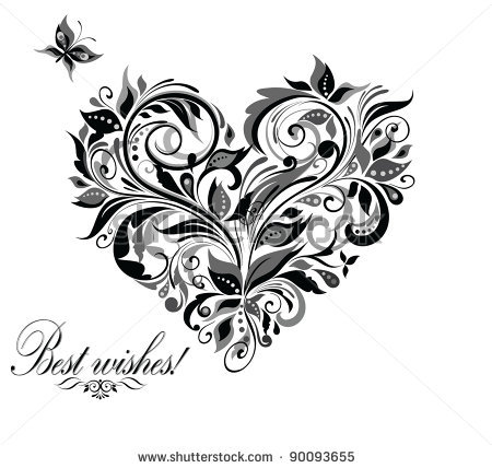 Vintage Heart Vector