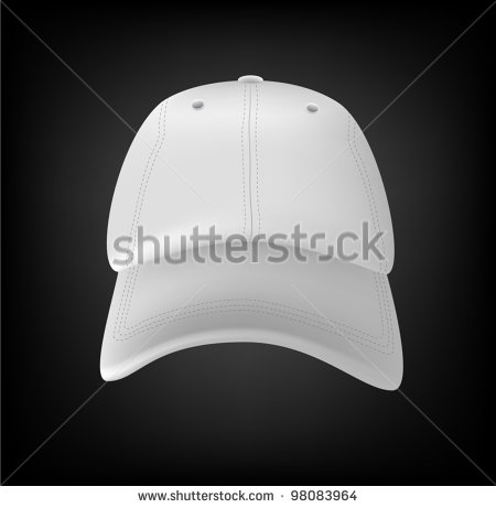 White Baseball Cap Template