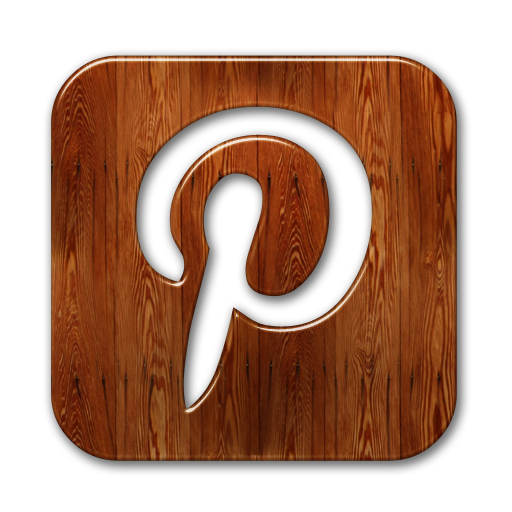 Wood Social Media Icons