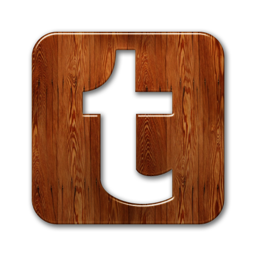 Wood Social Media Icons