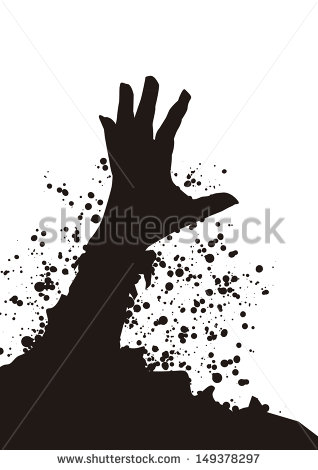 Zombie Hand Silhouette