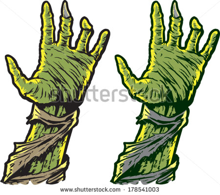 Zombie Hand Vector