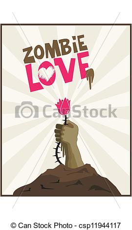 Zombie Love Clip Art
