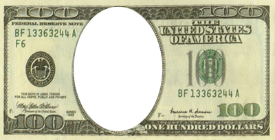 100 Dollar Bill without Face 100 Dollar Bill without Face