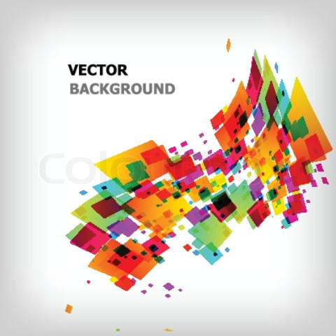 Abstract Square Vector